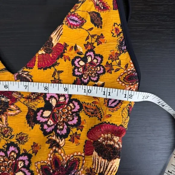 Free People Free Est Amber Swimsuit Women Small One Piece Floral Cheeky Swimwear - Picture 8 of 9